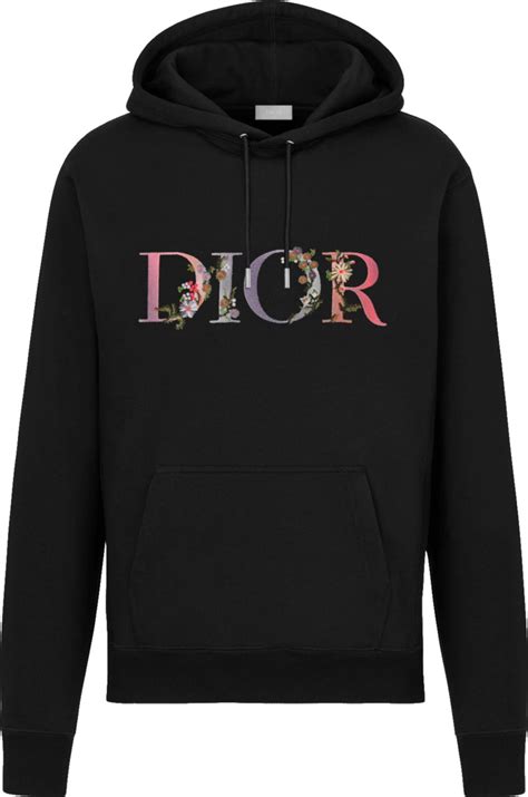 christian dior logo hoodie|Christian Dior hoodie black.